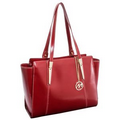 McKleinUSA 97506 ALDORA (Red) Leather Shoulder Tote